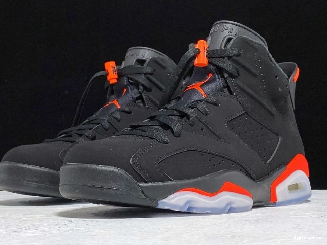 6 Retro Infrared Air 384664-060 Jordan OG Black 0715